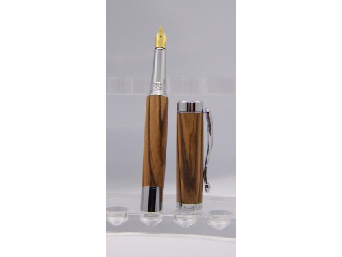 Bethleem olive wood atlas fountain pen 